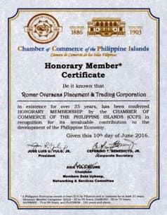 Certification